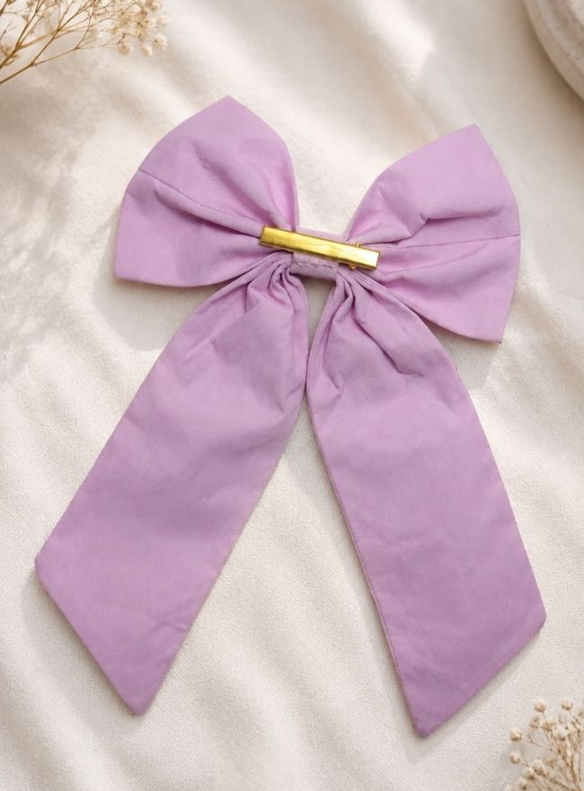 Beaded Bow Hair Clip