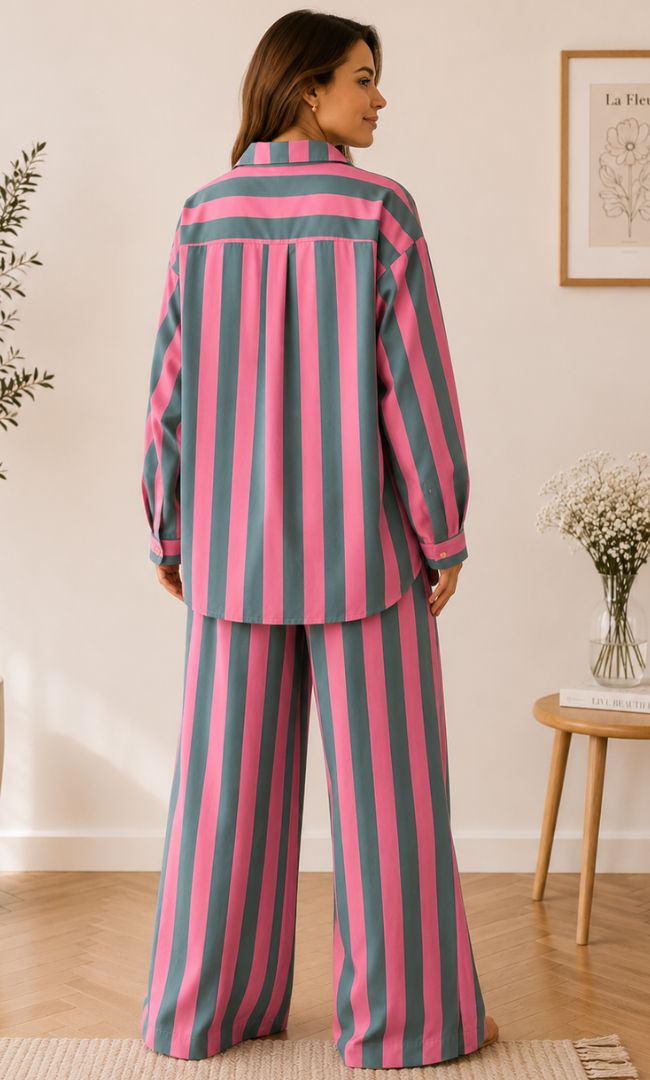 Chic Striped Co-ord Set
