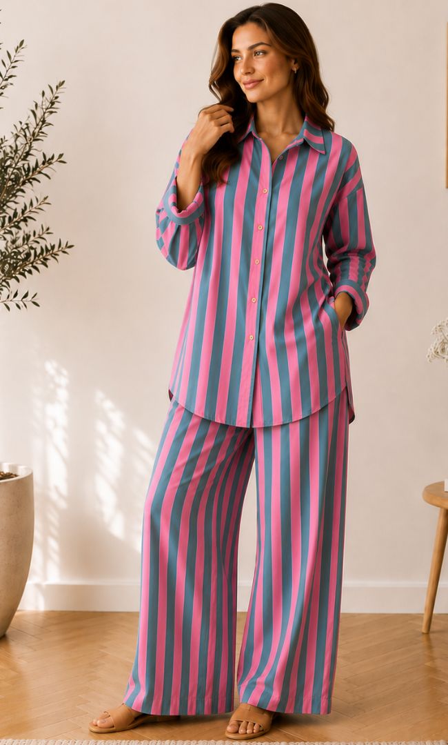 Chic Striped Co-ord Set