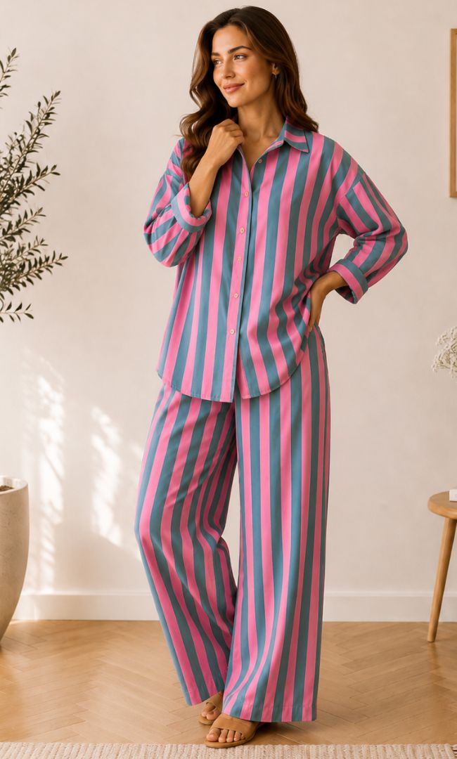 Chic Striped Co-ord Set