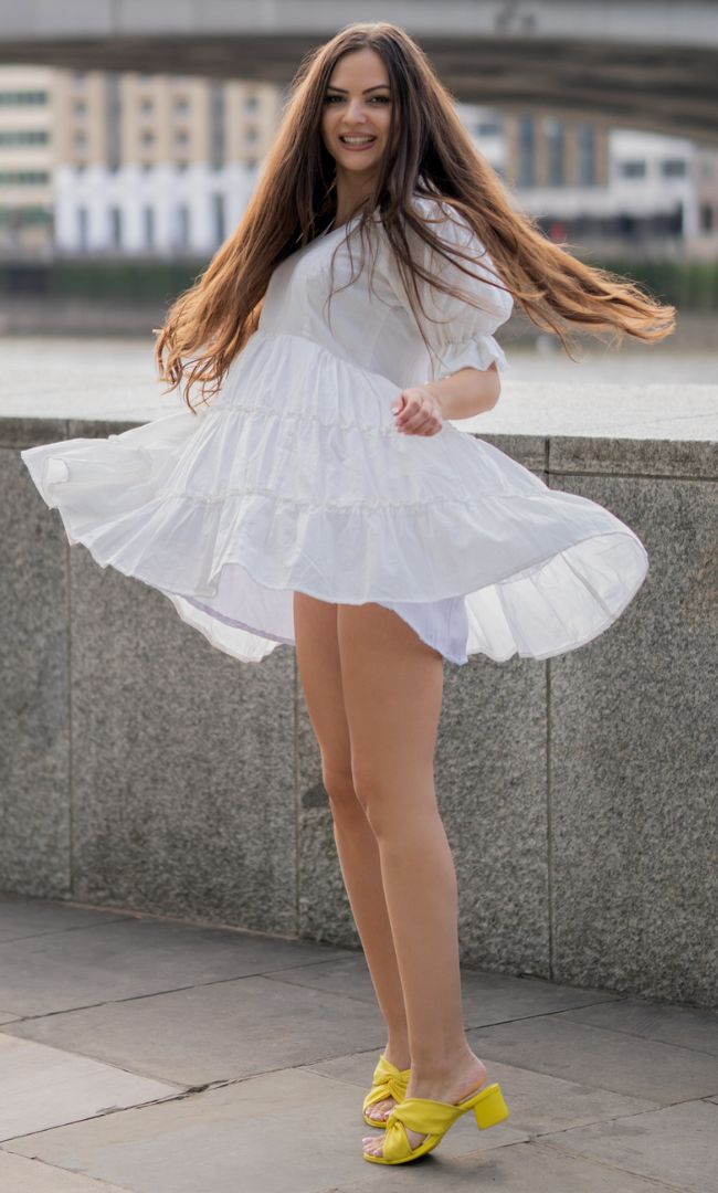 Snow White Ruffle Dress