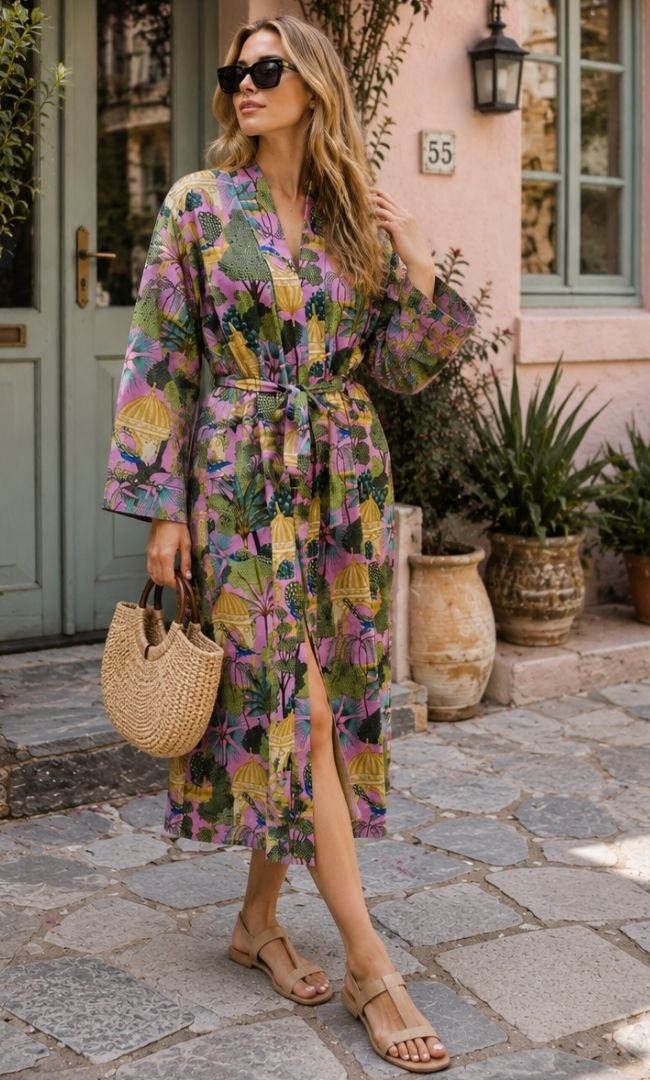 Garden Mosaic Kimono