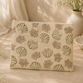 Golden Beaded Tote Bag