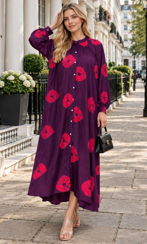 Poppy Bloom Maxi Dress