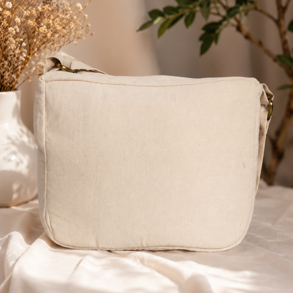 Cherry Canvas Shoulder Bag