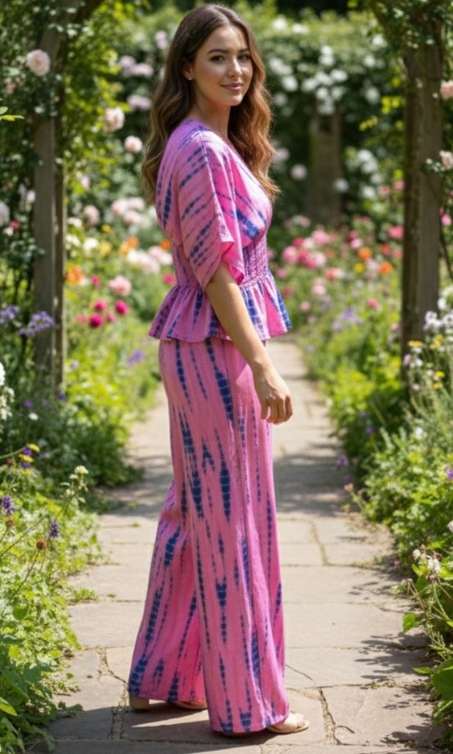 Peony Tie-Dye Co-ord Set