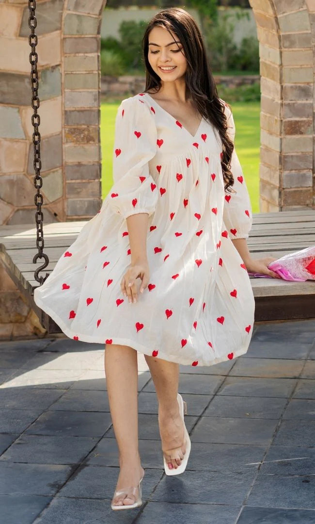 Red Heart Dress