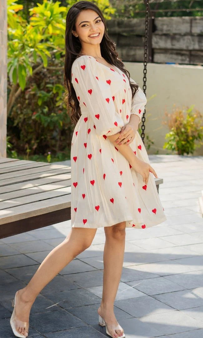 Red Heart Dress