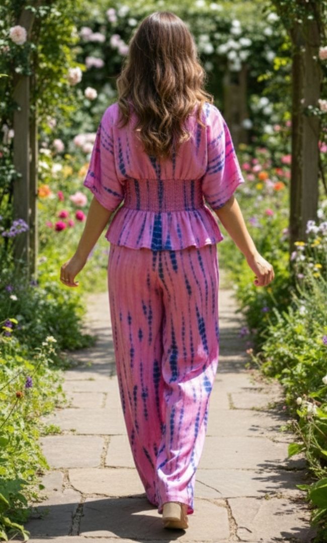 Peony Tie-Dye Co-ord Set