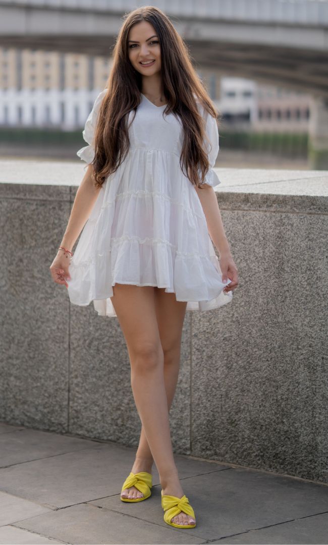 Snow White Ruffle Dress