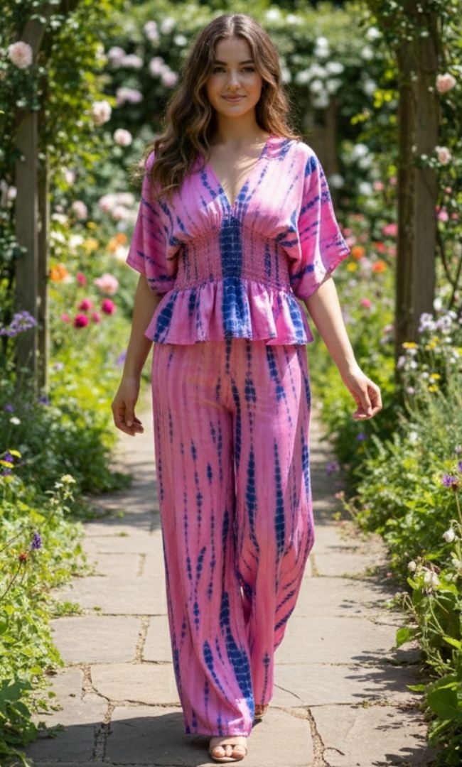 Peony Tie-Dye Co-ord Set