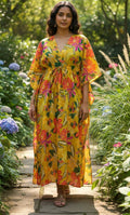 Sundaze V-Neck Kaftan Dress