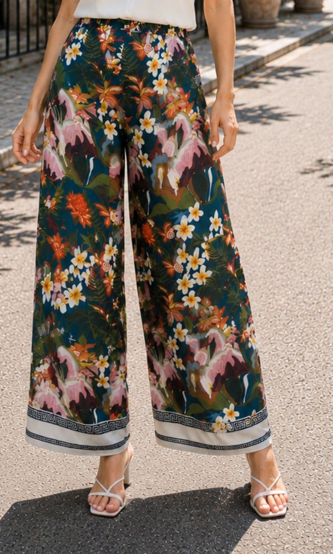 Tropical Printed Trousers