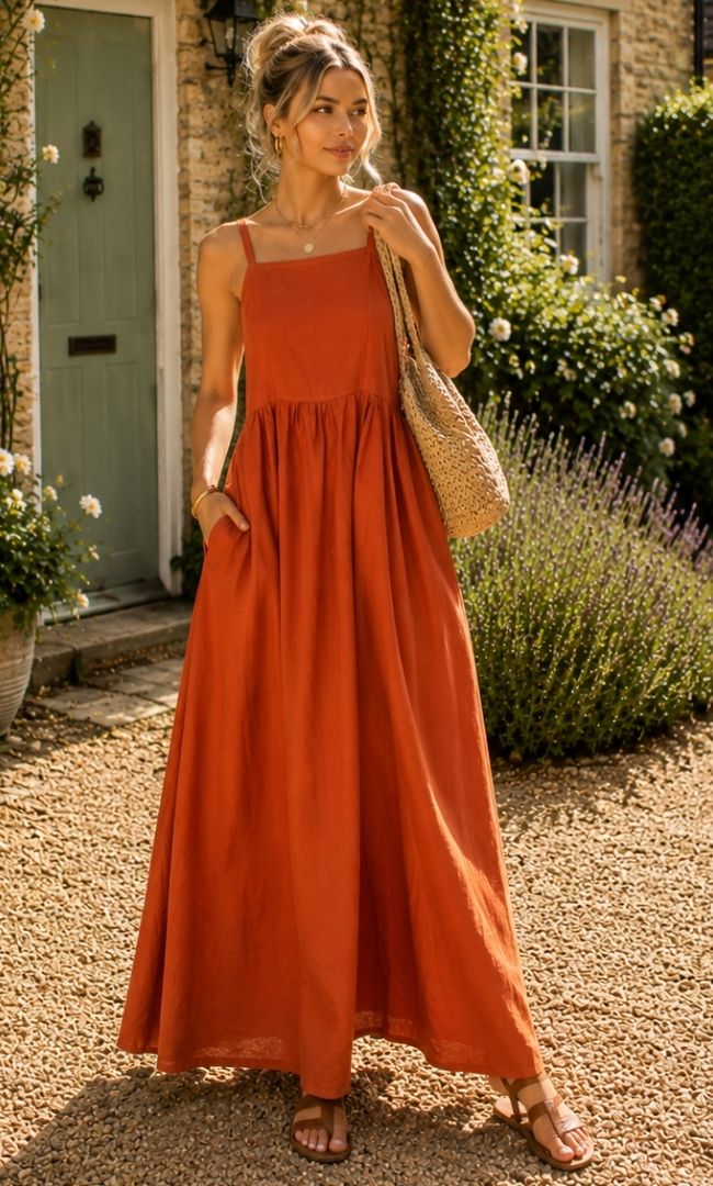 Sienna Sunset Maxi Dress