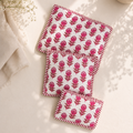 Pink Block Coin Pouch