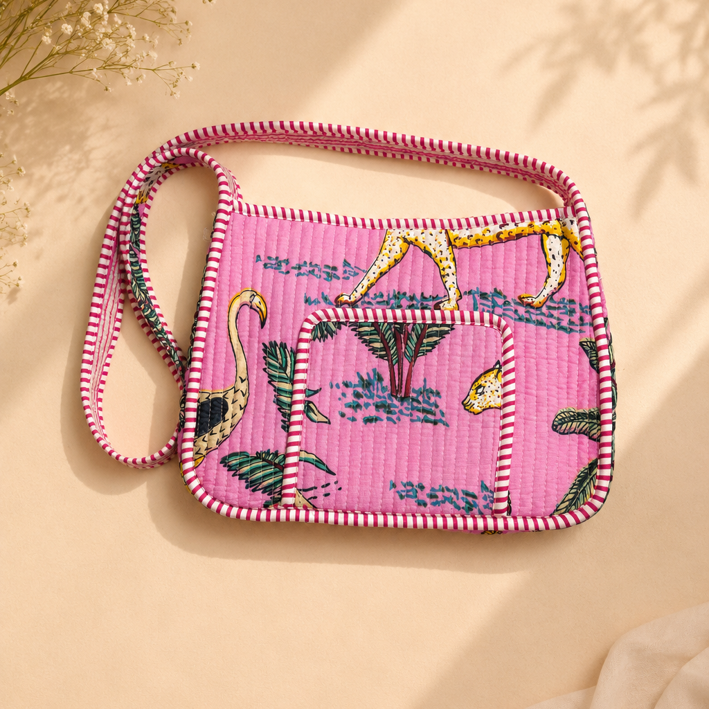 Pink Jungle Sling Bag