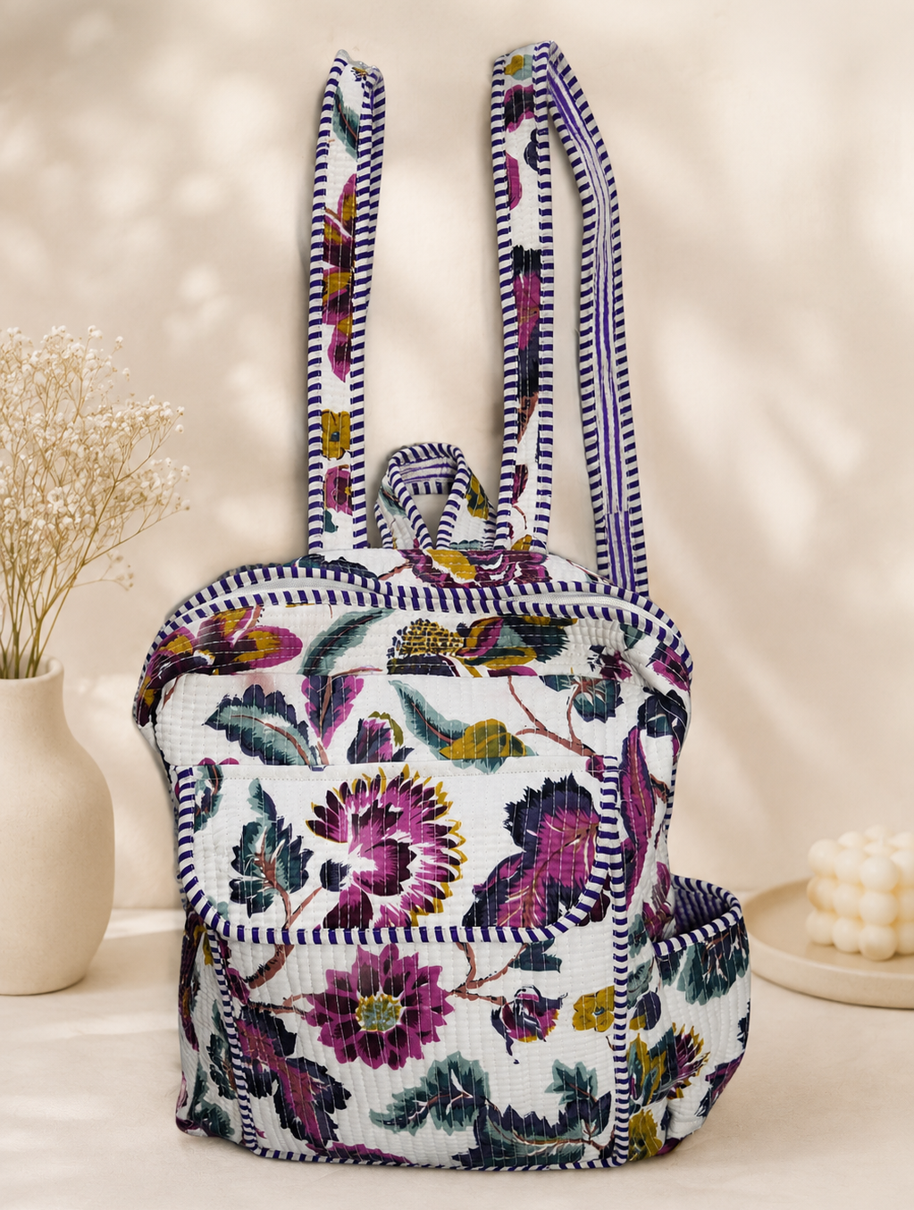 Floral School Bag