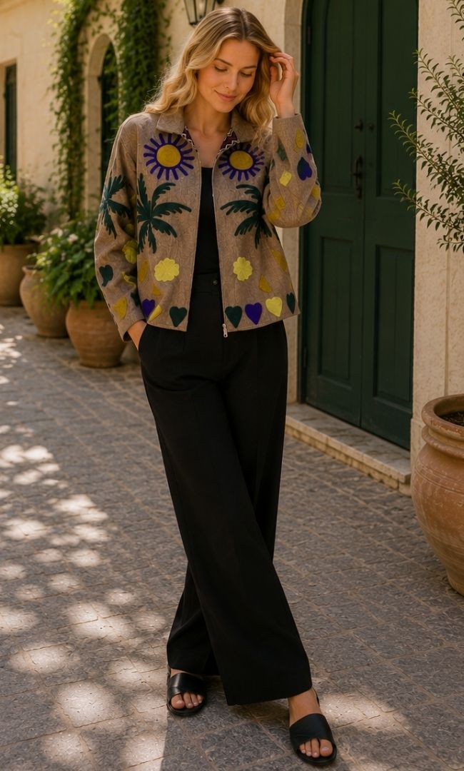 Palm Print Sunshine Jacket