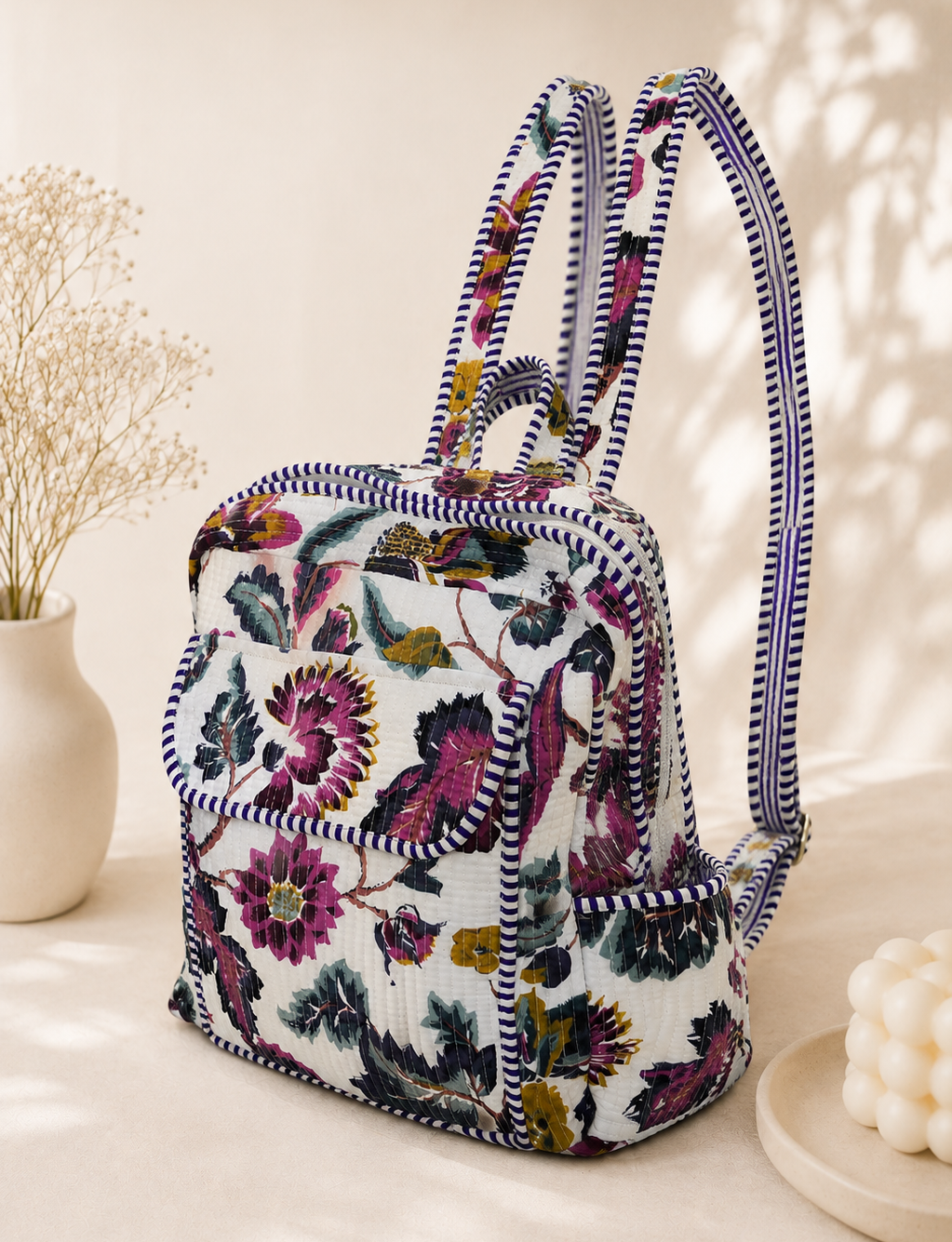Floral School Bag