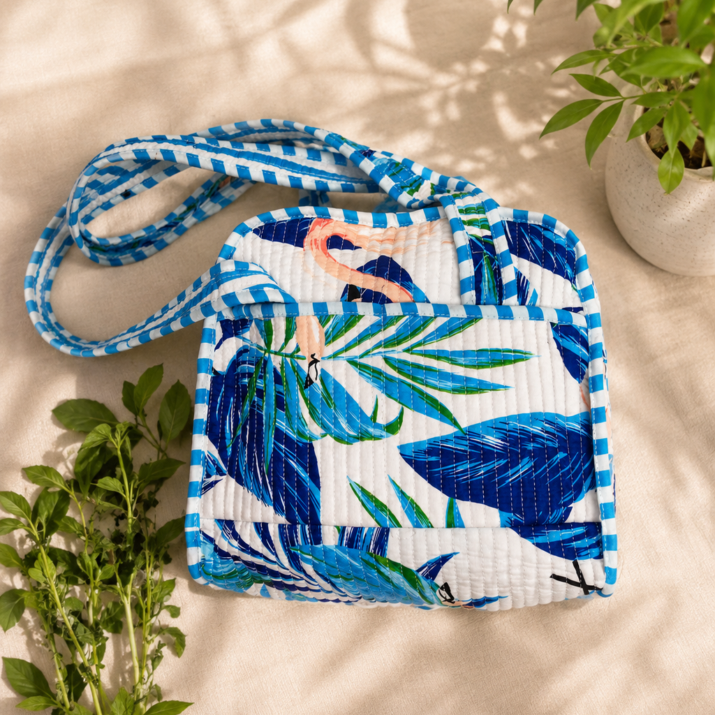 Blue Tiffin Bag