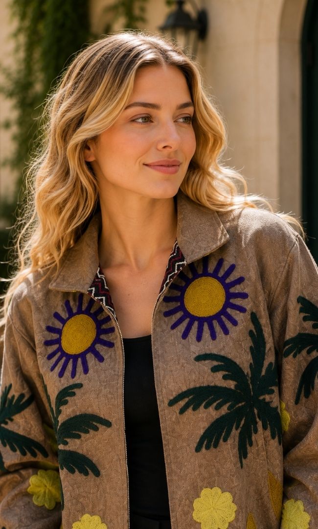 Palm Print Sunshine Jacket