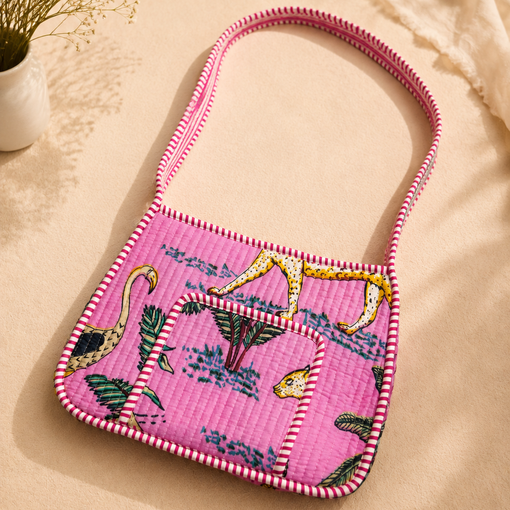 Pink Jungle Sling Bag
