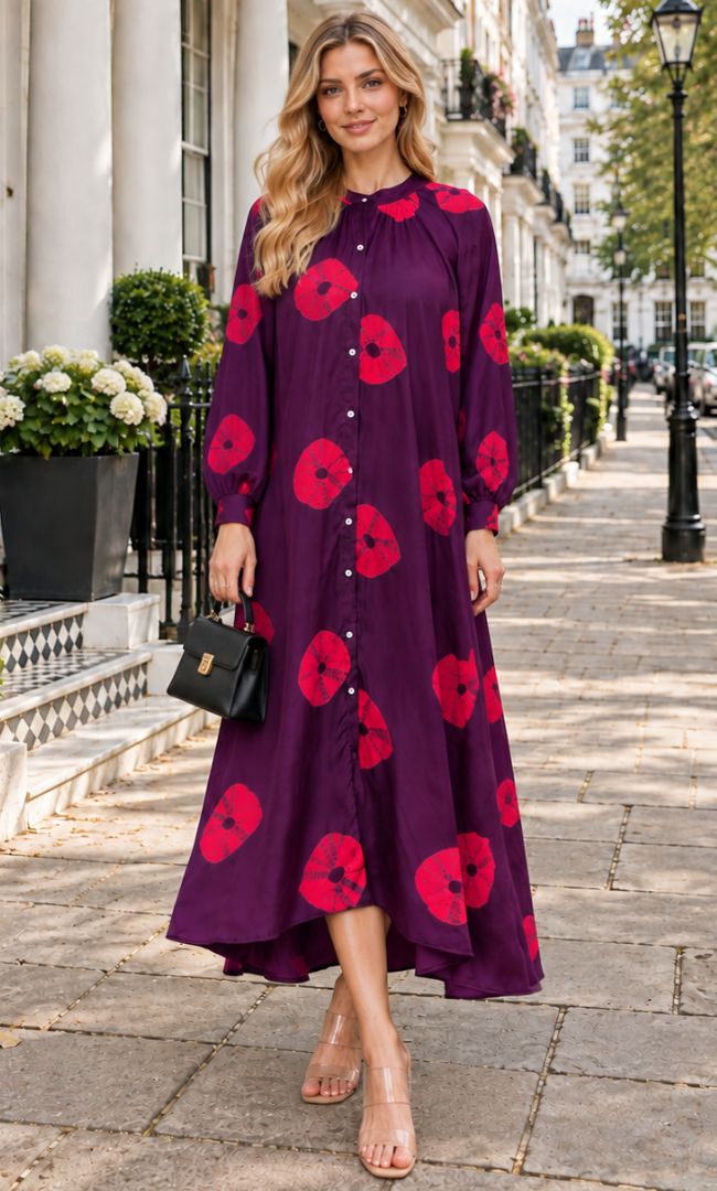 Poppy Bloom Maxi Dress