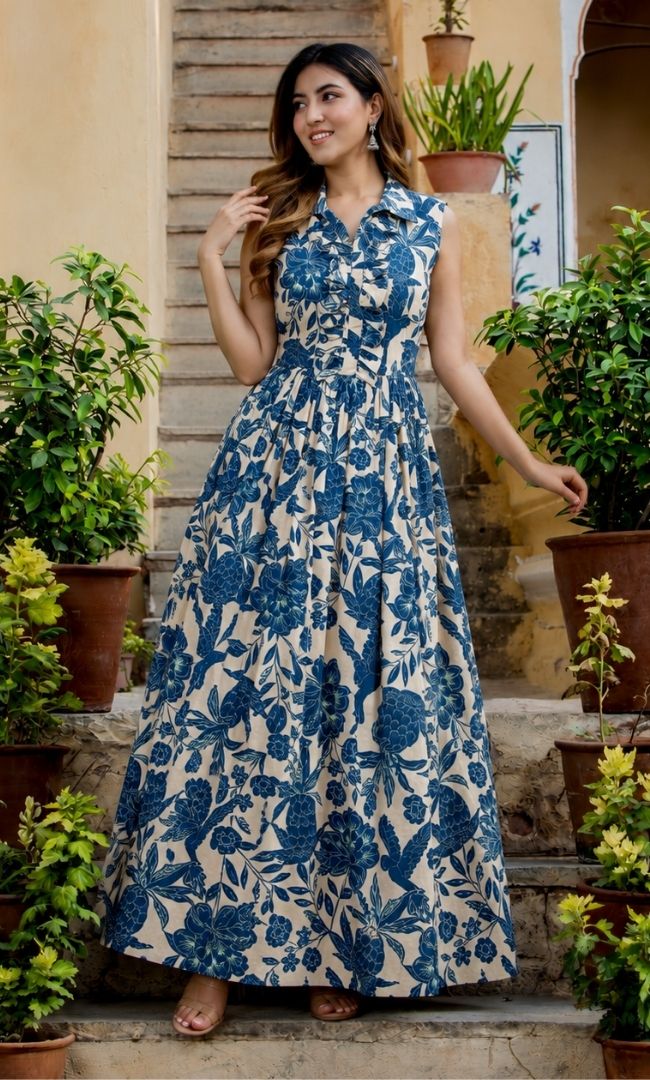 Blue Blossom Dress