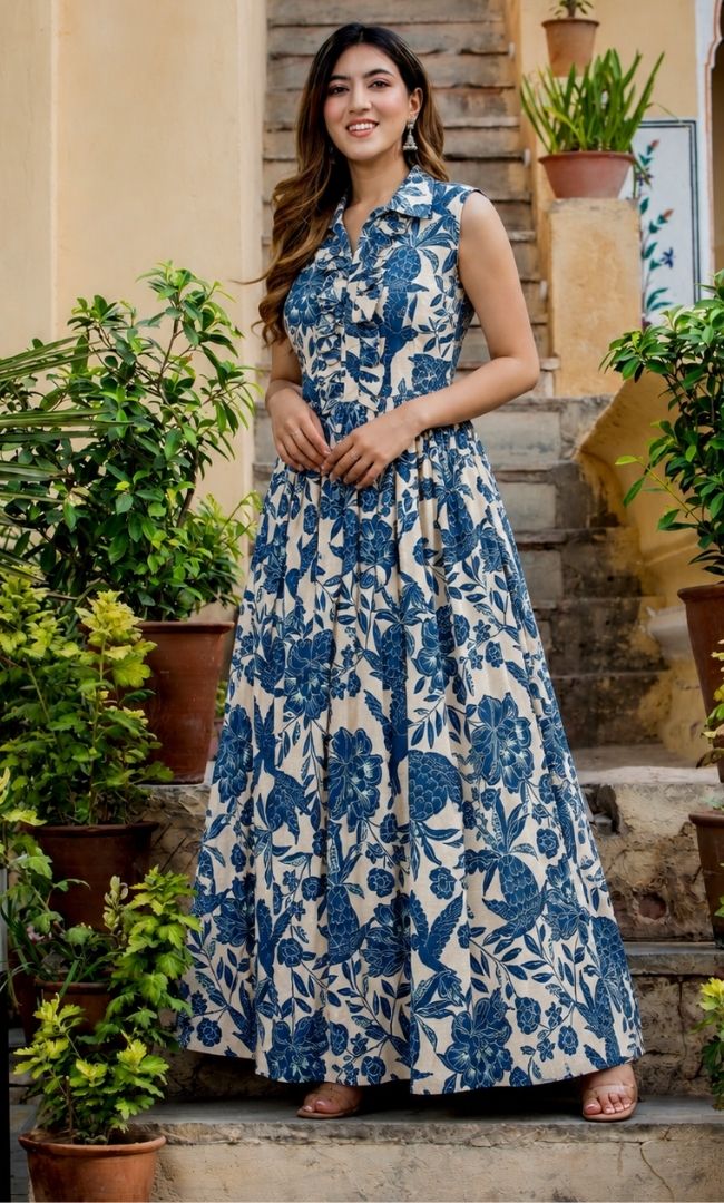 Blue Blossom Dress