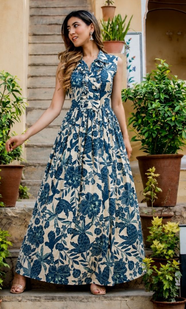 Blue Blossom Dress