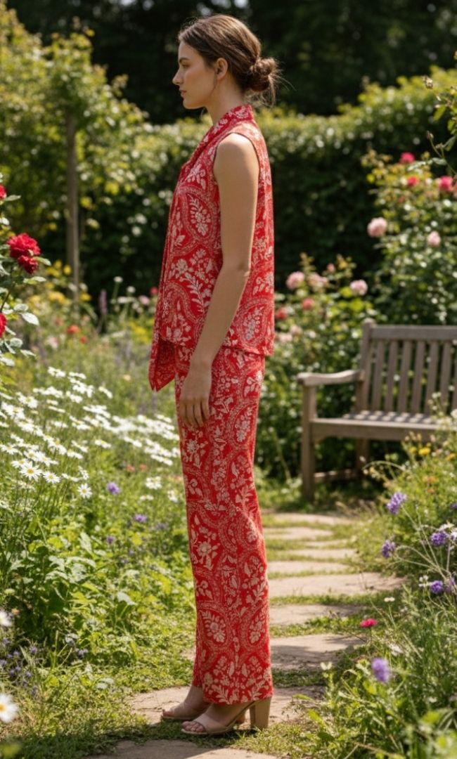 Crimson Red Co-ord