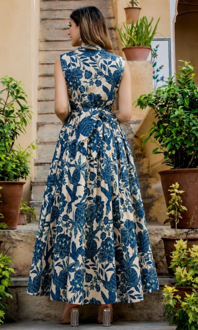 Blue Blossom Dress