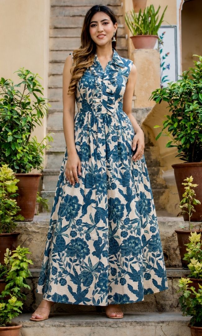 Blue Blossom Dress