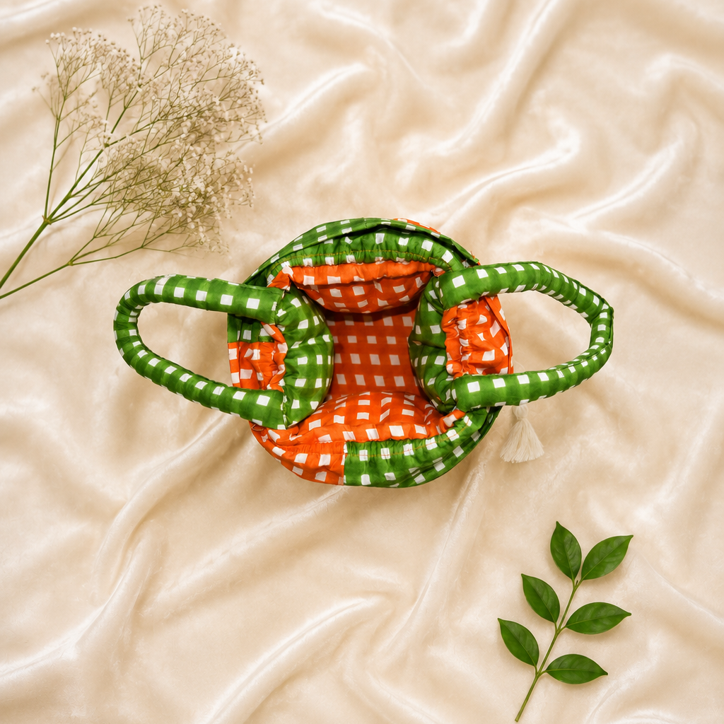 Green Orange Hobo Bag