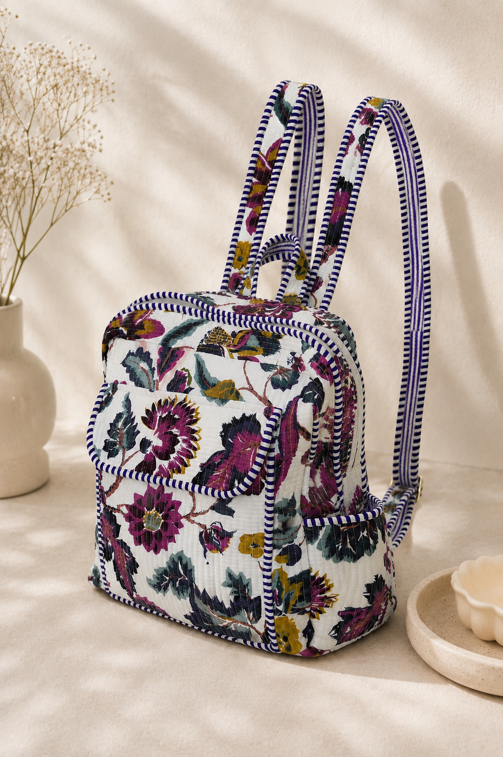Floral School Bag