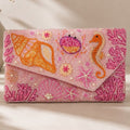Baby Pink Beaded Evening Bag