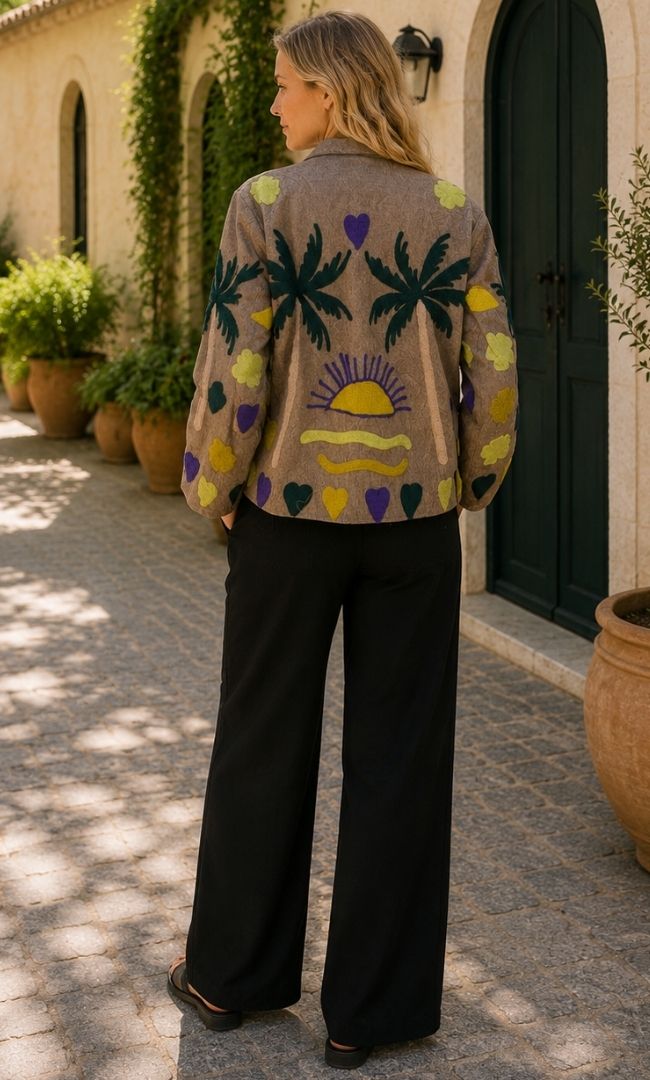 Palm Print Sunshine Jacket