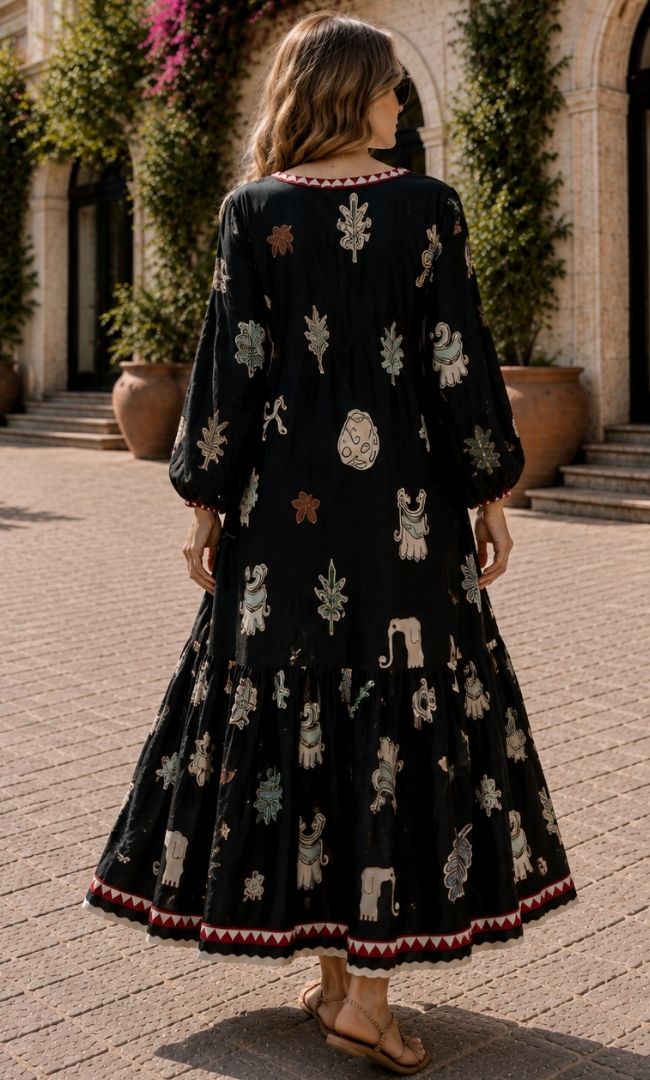 Tribal Charm Maxi Dress