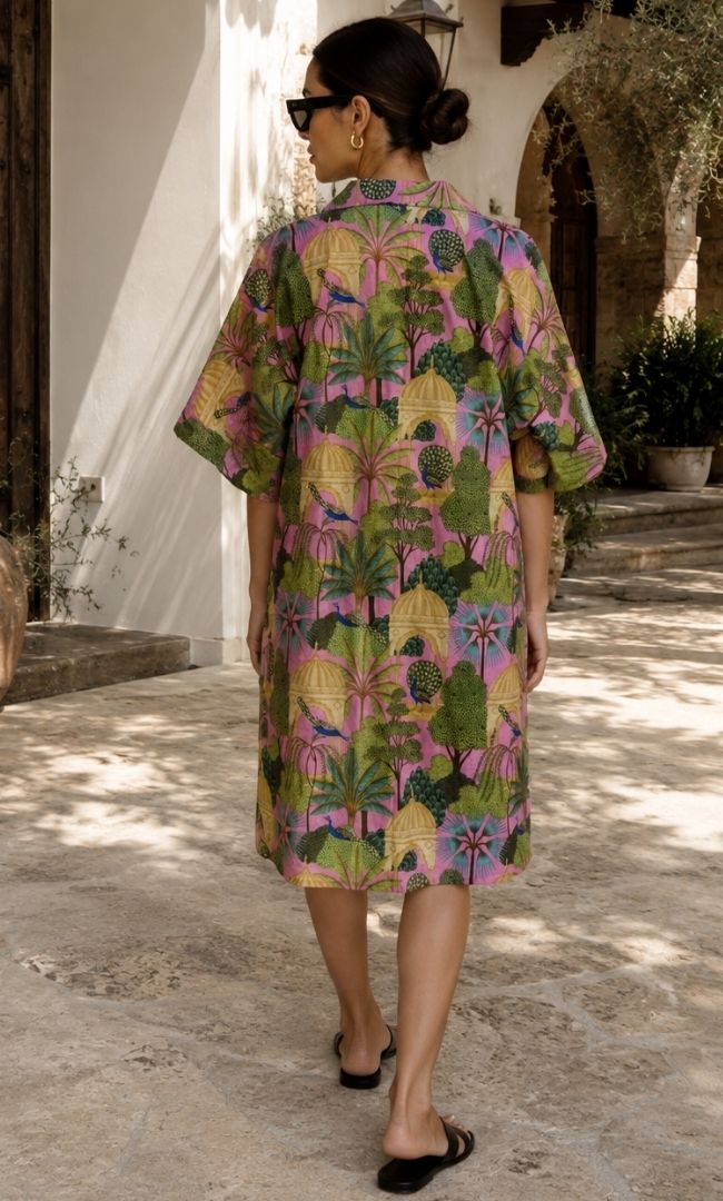 Summer Garden Print Dress