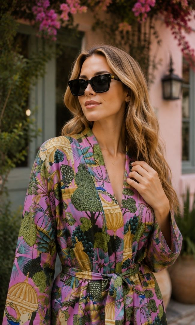 Garden Mosaic Kimono
